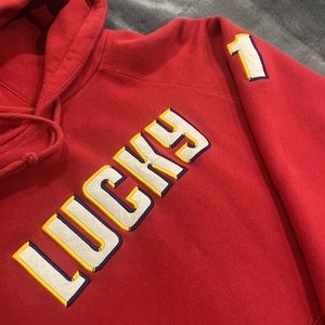 Lucky Brand hooded sweatshirt, mens large